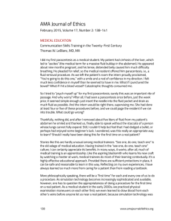 Communication Skills Training in the Twenty