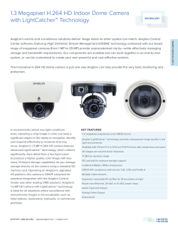 Avigilon 1.3L-H3-D2 1.3 Megapixel H.264 HD Indoor Dome - Use-IP