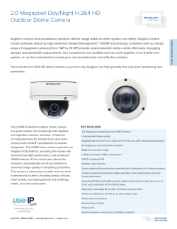 Avigilon 2.0 Megapixel Day/Night H.264 Outdoor Dome - Use-IP