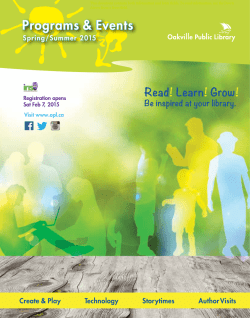 Programs and Events Guide