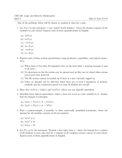 Quiz 2 - Washington University Engineering