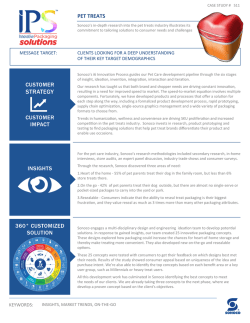 Read our Pet Treats Case Study