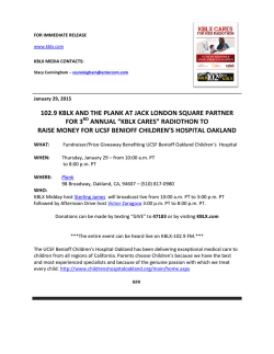 102.9 KBLX AND THE PLANK AT JACK LONDON