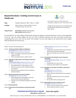 View - Ontario Bar Association