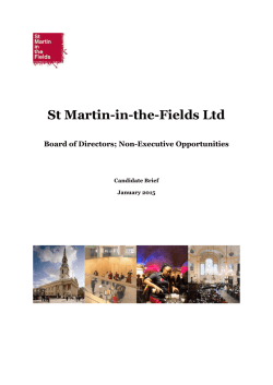 Candidate Brief (Jan 2015)