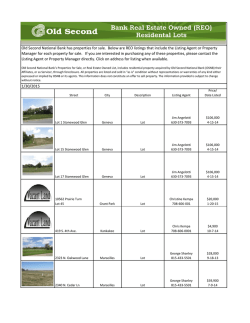 1/30/2015 Old Second National Bank has properties for sale. Below