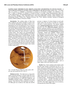 Northern Plains: Origins, Evolution and Response to Climate Change