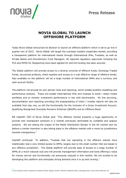 Press Release - novia