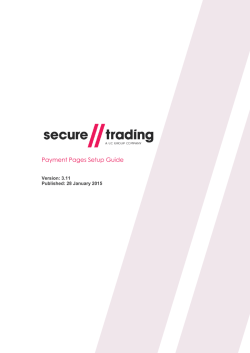 STPP Payment Pages Setup Guide