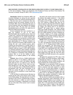 Iron Isotope Constraints on the Photo