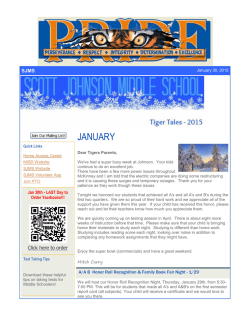 JANUARY - SJMS Home
