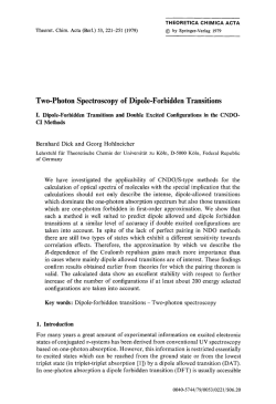 Two-photon spectroscopy of dipole-forbidden transitions