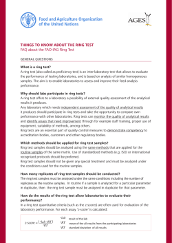 know more about the Ring Test - Food and Agriculture Organization