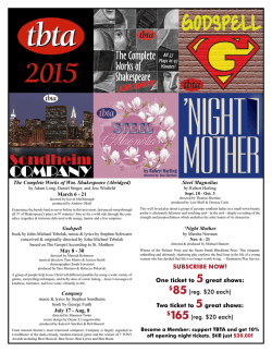 The Complete Works of Wm. Shakespeare (Abridged) March 6