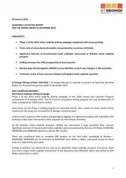 Quarterly Activities and Cashflow Report