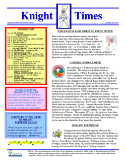 newsletter 1-30-15 - FastDirect Communications