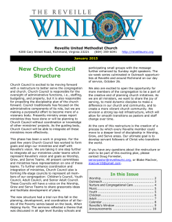 January - Reveille United Methodist Church