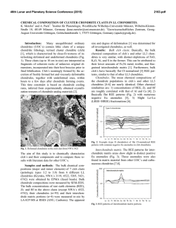 Chemical Composition of Cluster Chondrite Clasts in LL Chondrites