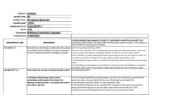 Comp MS SP 3 - Written Correlations