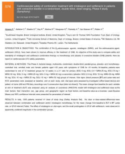 574 Cardiovascular safety of combination treatment with mirabegron