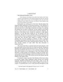 1. HINDUSTANI1 - Mahatma Gandhi Sevagram Ashram