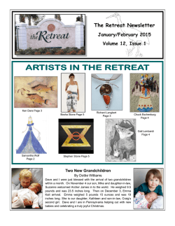 January/February 2015 Newsletter
