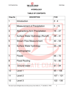 Engineering Hydraulogy