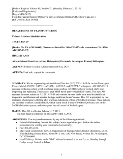 Federal Register Volume 80, Number 21 (Monday, February 2, 2015)