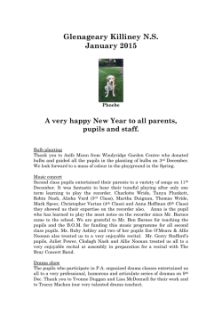 Final Newsletter 2012/13 - Glenageary Killiney National School