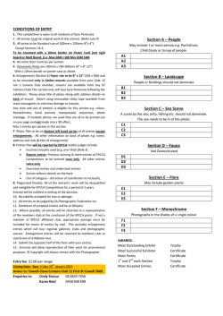 Section A - Port Lincoln Camera Club