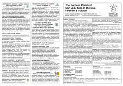 4th Sun Ord Time B - St. Margaret Mary Church, Park Gate