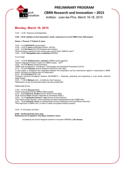 Preliminary Program
