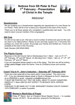 SS Peter and Paul - Parish of Chingford