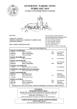 Otterton Parish News.docx - Otterton Village Website