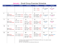 Small Group Training