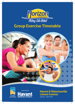 Download - Horizon Leisure Centres