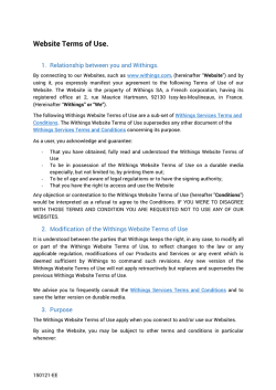 Website Terms of Use.