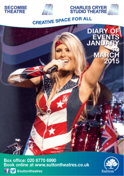 to download - Sutton Theatres