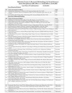 (RC-285) wef 02.03.2015 to 21.03.2015