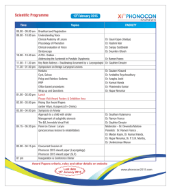 Download Scientific Programe