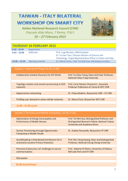 DRAFT AGENDA TAIWAN ITALYv2