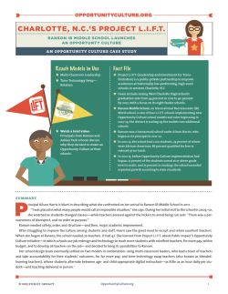 Case Study [pdf] - Opportunity Culture