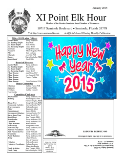 January - Seminole Elks Lodge 2519
