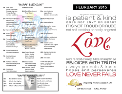 please click here to view our monthly bulletin