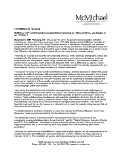 10365 Islington Avenue, Kleinburg, Ontario L0J 1C0 Phone: 905.893