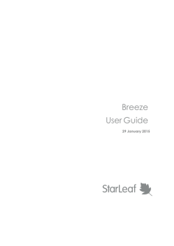 StarLeaf Breeze User Guide