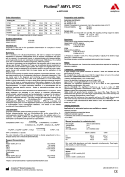 Fluitest&reg; AMYL IFCC