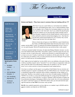 The Connection - American Society for Clinical Laboratory Science