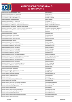 Authorised Post Nominals PDF File