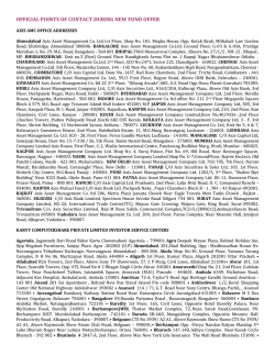 OFFICIAL POINTS OF CONTACT DURING NEW